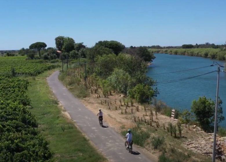 PARCOURS CYCLO DE BÉZIERS À LA MER EN VÉLO